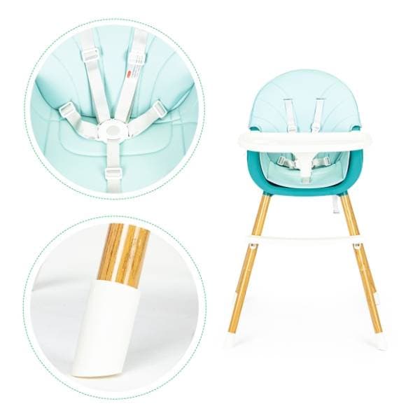 ECO TOYS hranilica za bebe 2u1 Eco blue 2