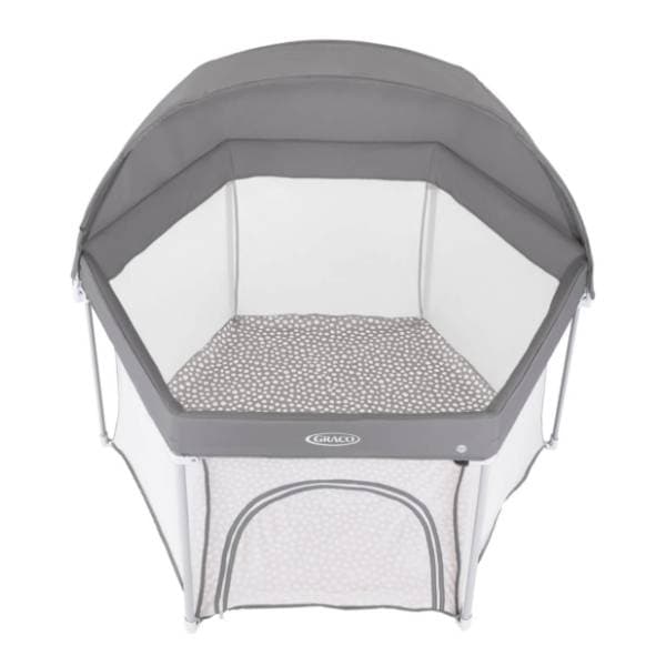 GRACO ogradica za bebe Evergo dotty siva 3