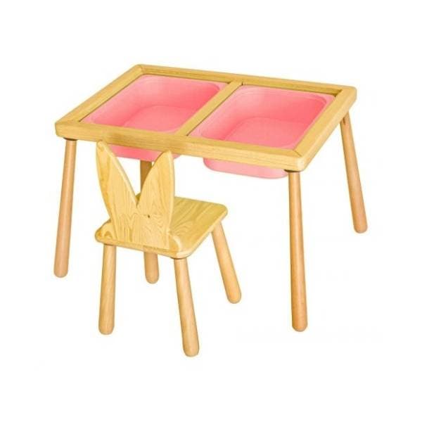 HANAH HOME dečiji sto i stolica pink 0