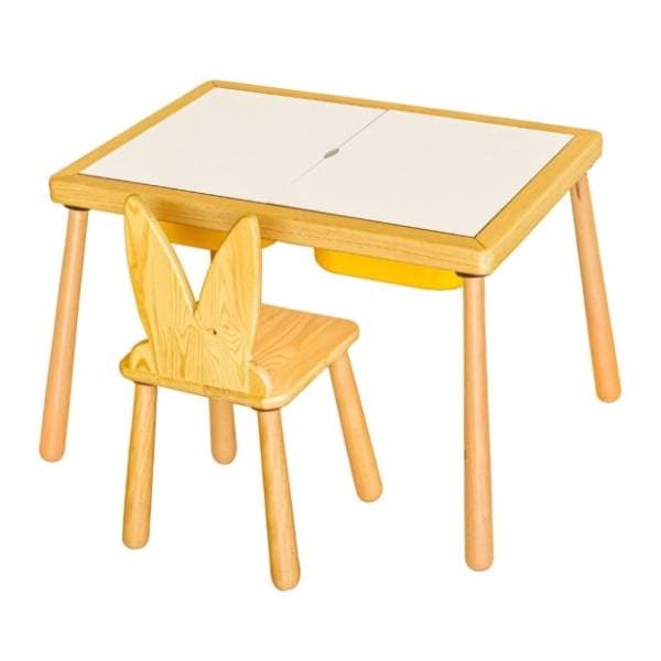 HANAH HOME dečiji sto i stolica yellow 0