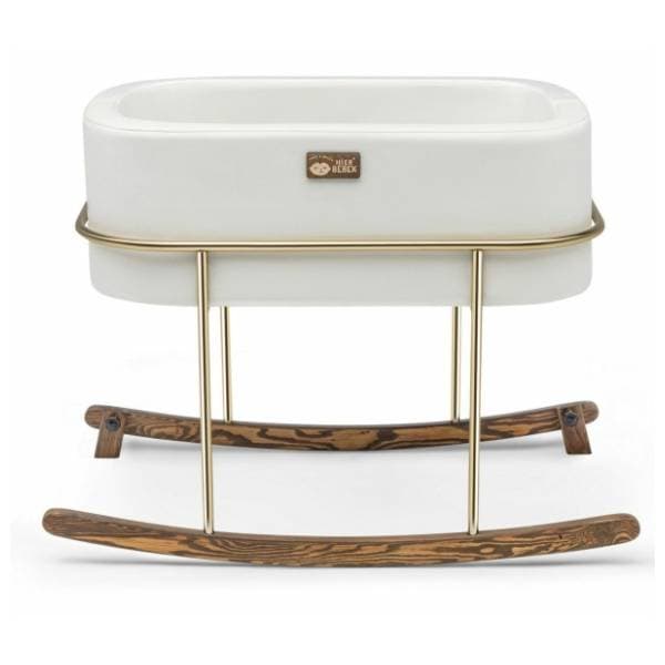 HANAH HOME kolevka za bebe Hier metal white gold 0