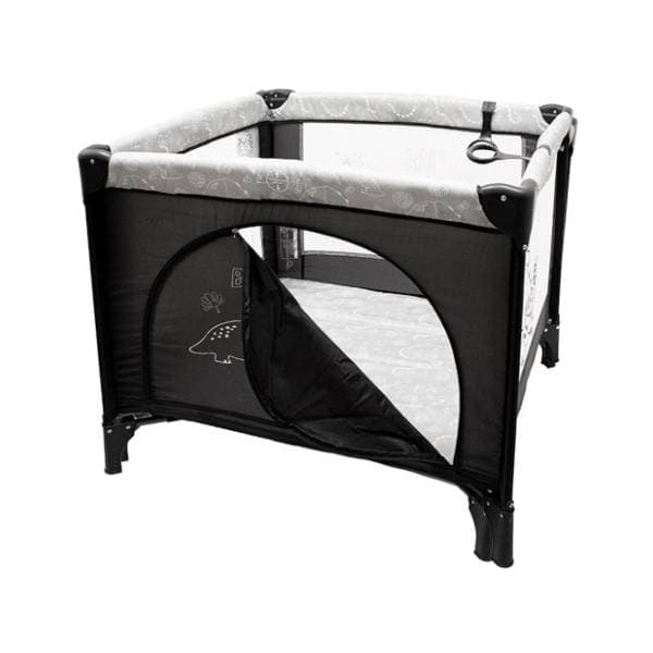 JUNGLE ogradica za bebe Play square crno-siva 2