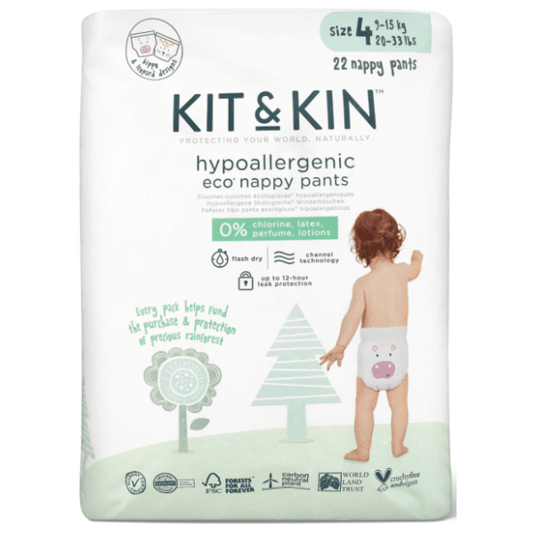 KIT&KIN pelene pants 4 22kom 0