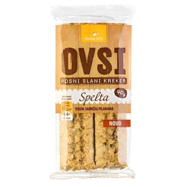 Krekeri OVSI posni slani sa speltom 40g 0