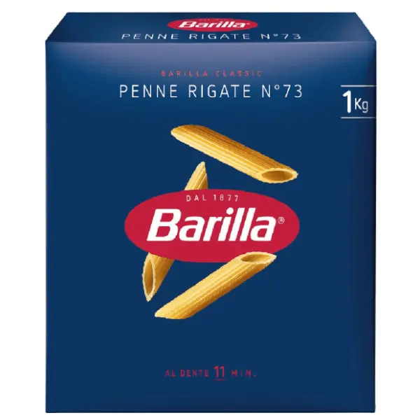 Makaroni BARILLA penne rigate 1kg 0