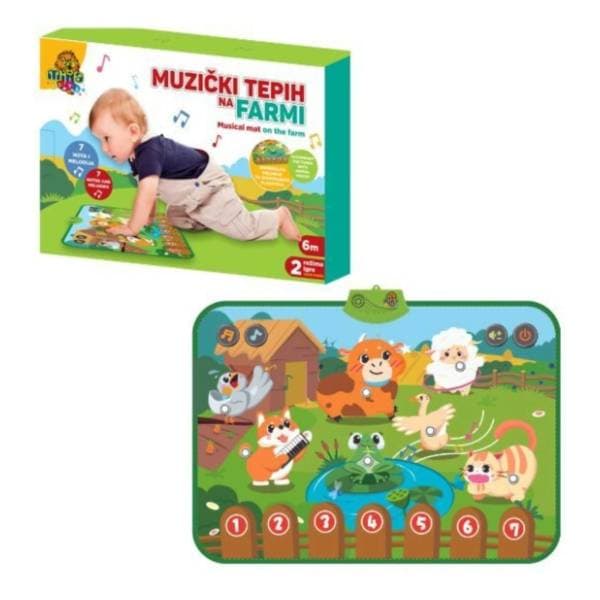 MILLA TOYS muzički tepih na farmi 0