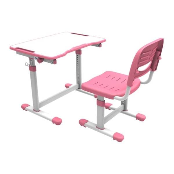 MOYE dečiji sto i stolica Grow together roze 0