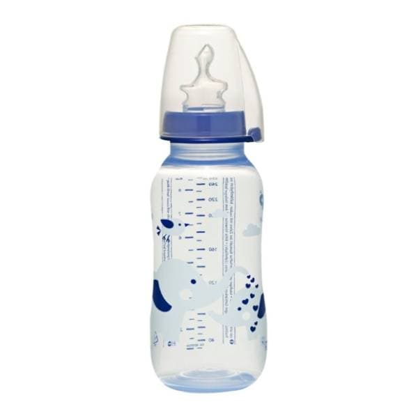 NIP Trendy Boy flašica 250ml plava i silikonska cucla (0-6m) 0