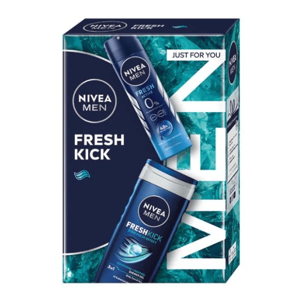 NIVEA Men set Fresh kick (gel za tuširanje i dezodorans) 0