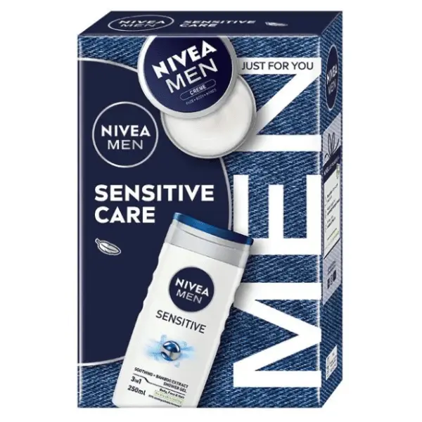 NIVEA MEN set sensitive care (gel za tuširanje i krema) 0