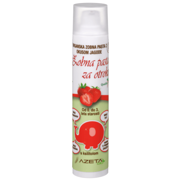 Organska pasta AZETA BIO jagoda 0-3g 50ml 0