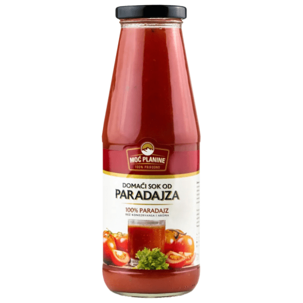 Paradajz sok MOĆ PLANINE domaći ljuti 720ml 0