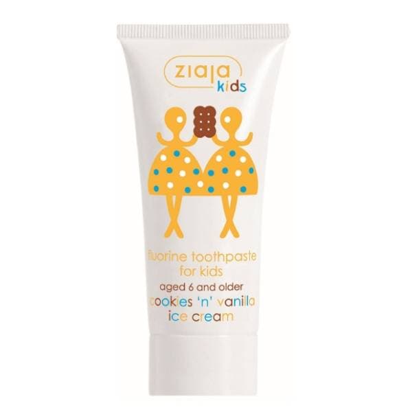 Pasta za zube ZIAJA Kids Cookies n vanilla ice cream 6+g 50ml 0
