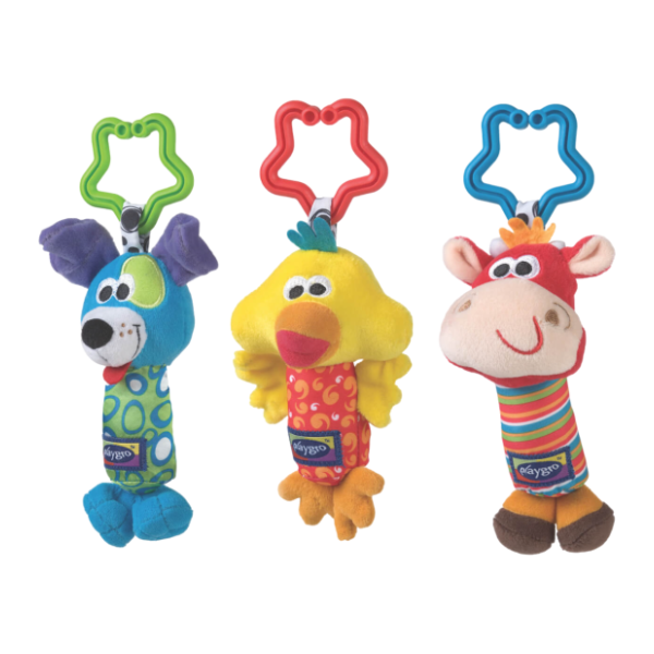 PLAYGRO igračka za kolica Veseli trio 0