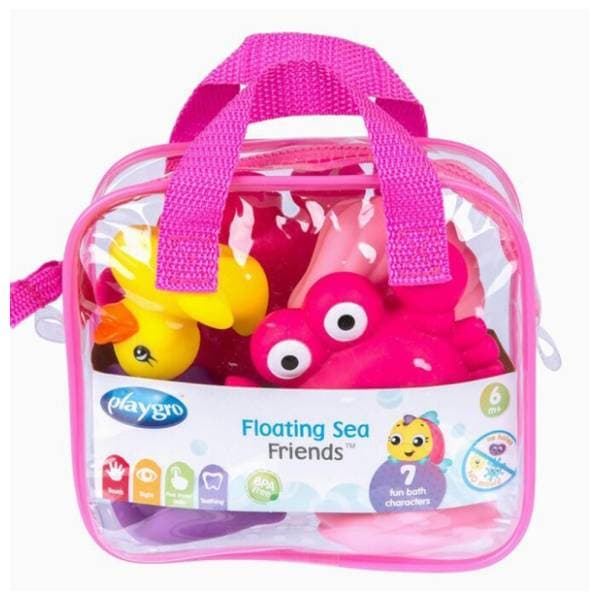 PLAYGRO set morskih drugara za kupanje roze 1