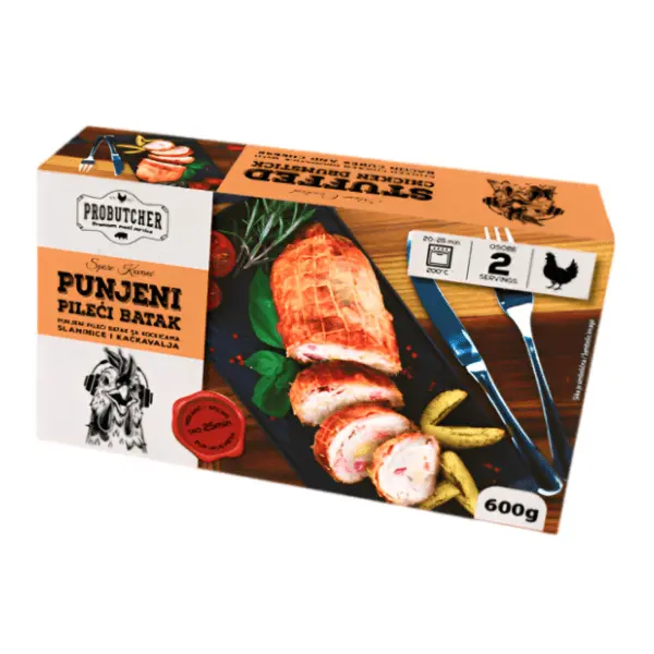 PRO BUTCHER punjeni pileći batak 600g 0