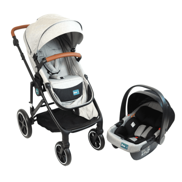 PUERRI kolica za bebe 2 u 1 Oscar light grey 0