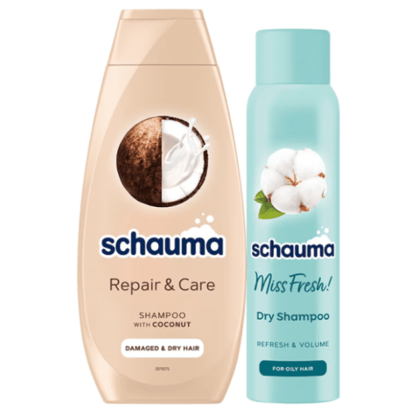 Šampon SCHAUMA Repair 400ml + Dry repair šampon 150ml 0