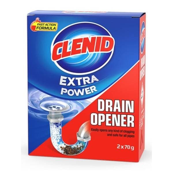 Sredstvo CLENID za otpušavanje slivnika 2x70g 0