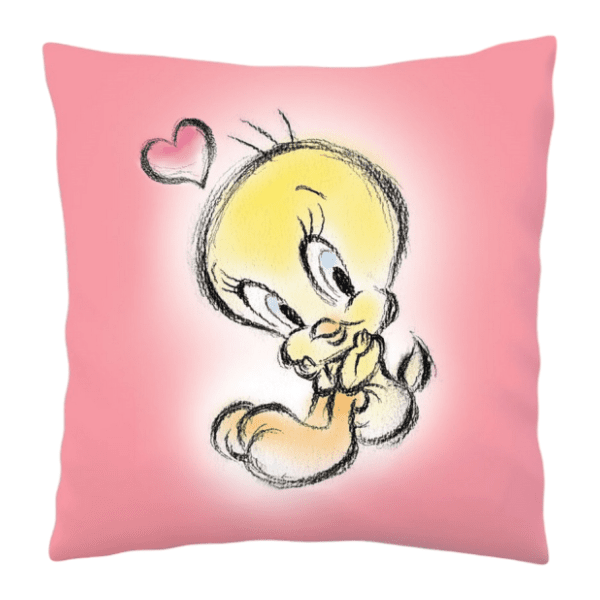 STEFAN ukrasni jastuk Tweety roze srce 0