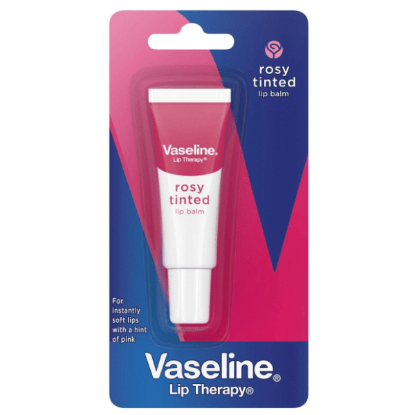 VASELINE rosy tinted balzam za usne tuba 10g 0