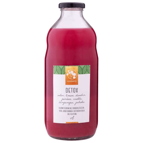 Voćni sok LOVEBERRY detox 1l 0