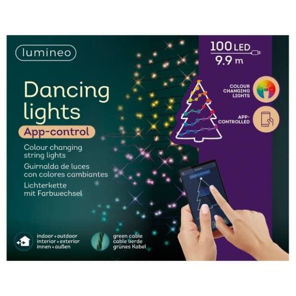 Bežične lampice sa 100 LED dioda colour changing Lumineo 1