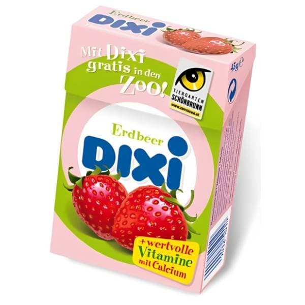 Bombone DIXI 7 vitamina + kalcijum 45g 0