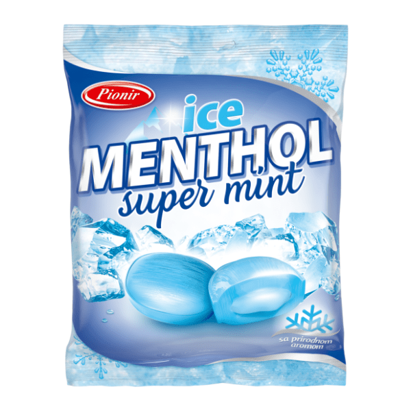 Bombone PIONIR ice menthol super mint 100g 0