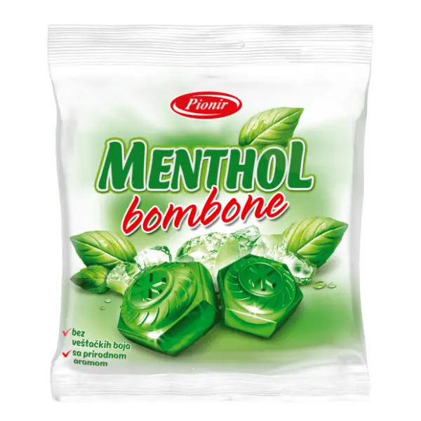 Bombone PIONIR Menthol 100g 0