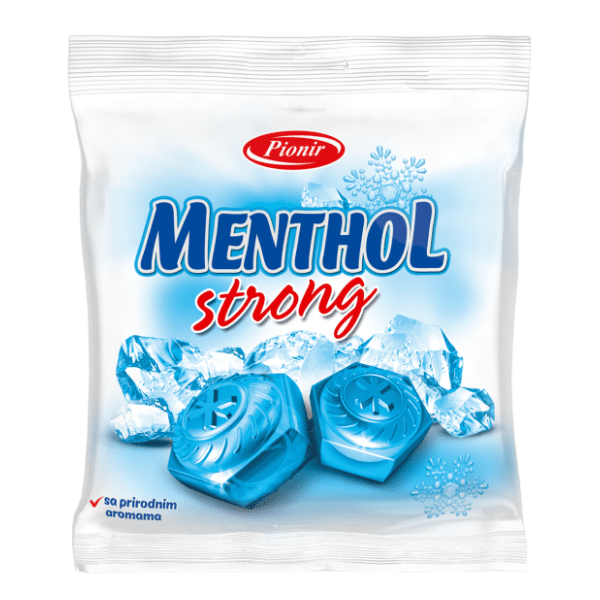Bombone PIONIR Menthol strong 100g 0