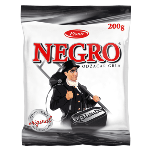 Bombone PIONIR Negro classic 200g 0