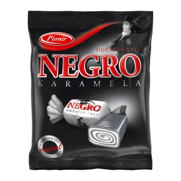 Bombone PIONIR Negro Karamela 100g 0