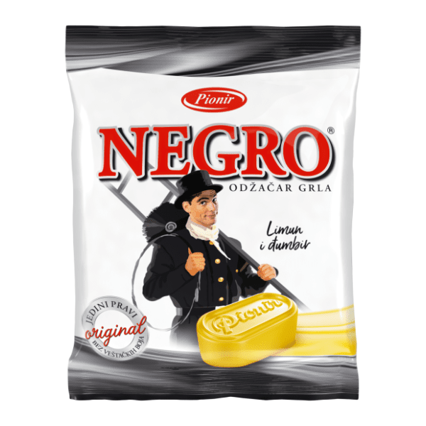 Bombone PIONIR Negro limun i đumbir 100g 0