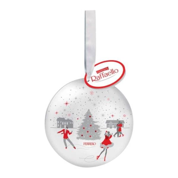 Bombonjera RAFFAELLO Tin balls xmas 40g 0