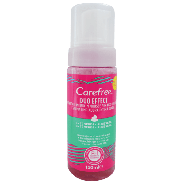 Intimna kupka CAREFREE duo effect aloe vera 150ml 0