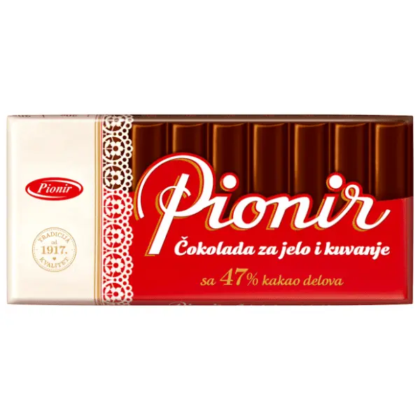 Čokolada PIONIR za kuvanje 200g 0
