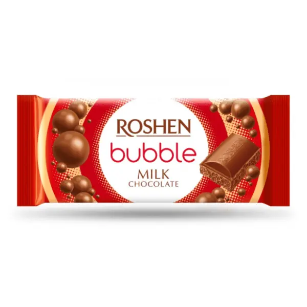 Čokolada ROSHEN bubble mlečna 80g 0