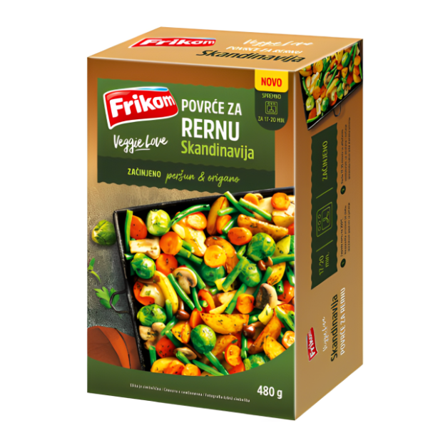 FRIKOM Skandinavija mix povrća 480g 0