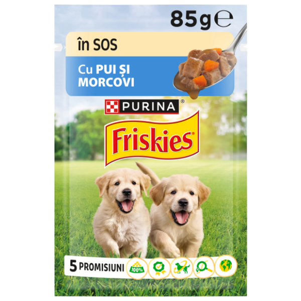 FRISKIES Junior piletina i šargarepa u sosu 85g 0