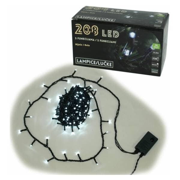 Lampice LED 208L 8 funkcija Denis 52-123000 0