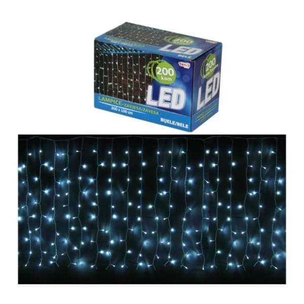 Lampice LED zavesa 200kom Denis 52-181000 0