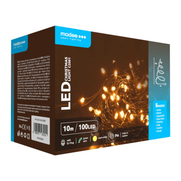 Lampice sa 100 toplo belih LED dioda Musicman ML-C2001 0