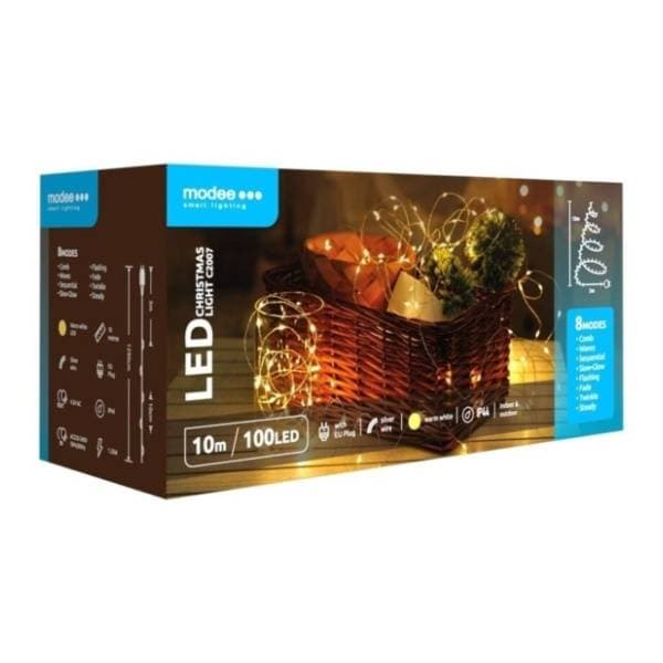 Lampice za jelku sa 100 toplo belih dioda Musicman ML-C2007 0