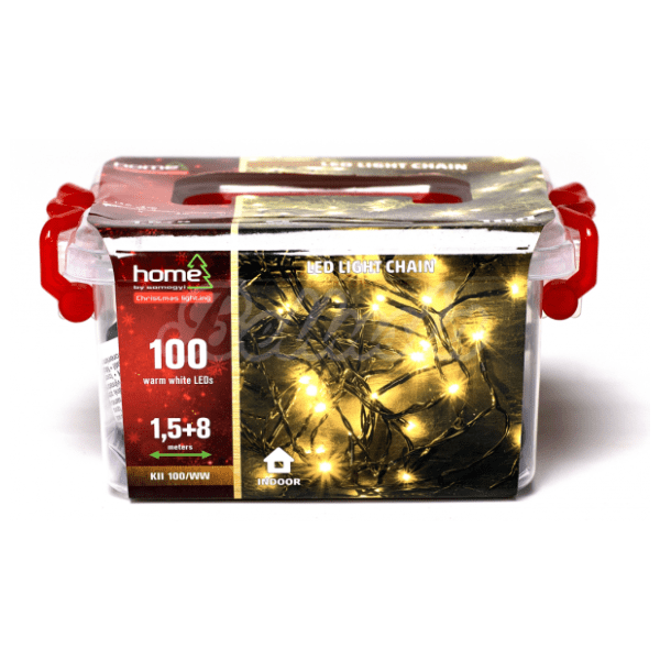 Lampice za jelku sa 100 toplo belih LED dioda Home 0