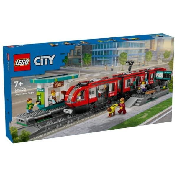 LEGO City gradski tramvaj i stajalište 60423 0