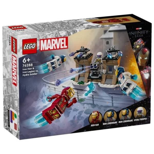 LEGO Marvel Ajronmen i Gvozdena legija protiv Hidra vojnika 76288 0