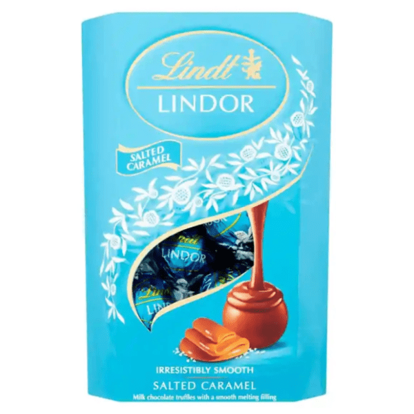 Bombonjera LINDT Lindor salt caramel 200g 0