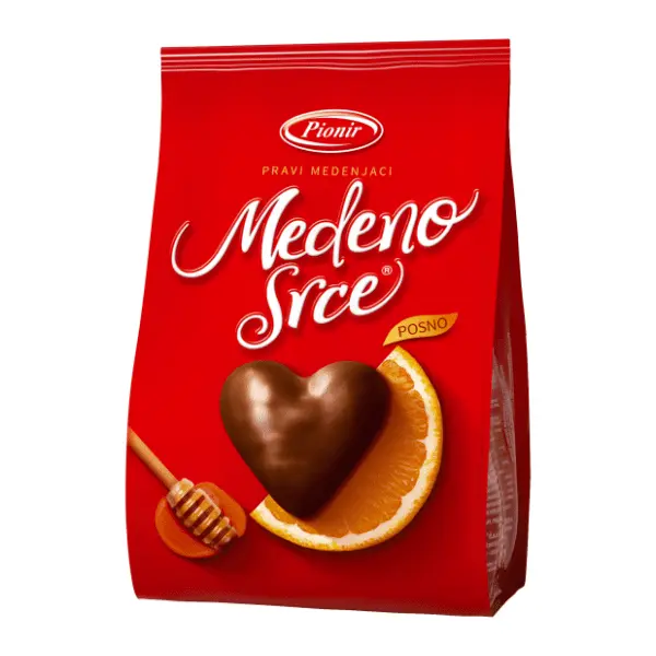 Medenjaci PIONIR Medeno srce pomorandža 150g 0