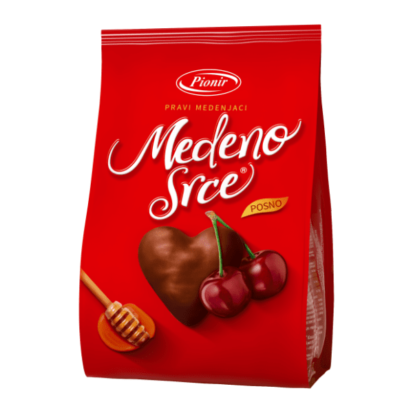 Medenjaci PIONIR medeno srce višnja 350g 0